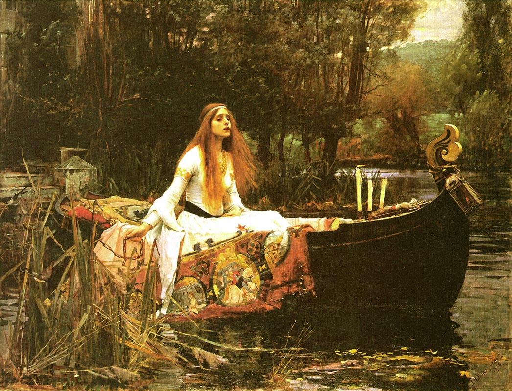 waterhouse lady of shalott